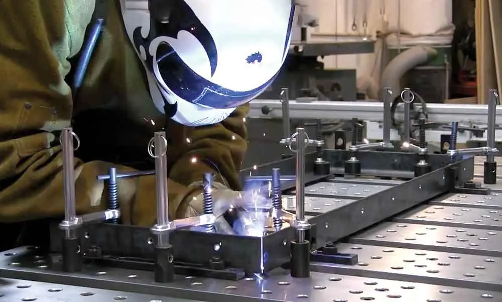 Assembly and welding fixtures for high-accuracy operations