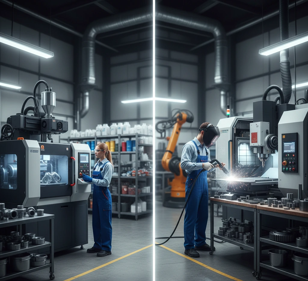Versatile plastic and metal fabrication capabilities