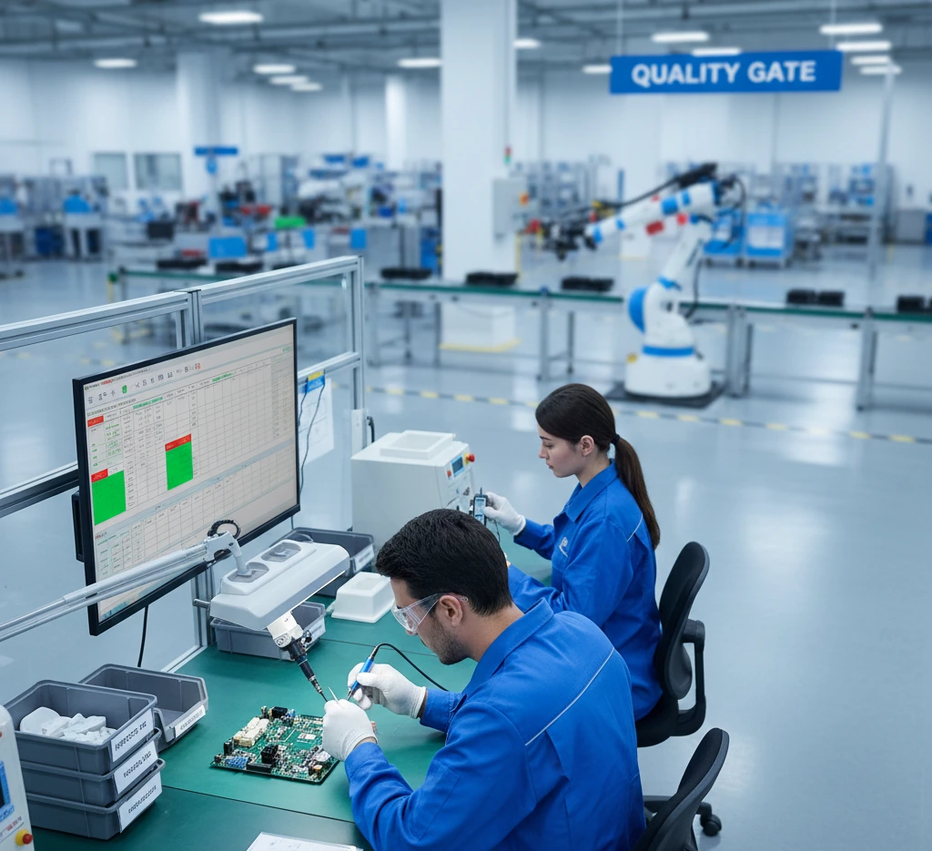 Rework and continuous quality assurance in production